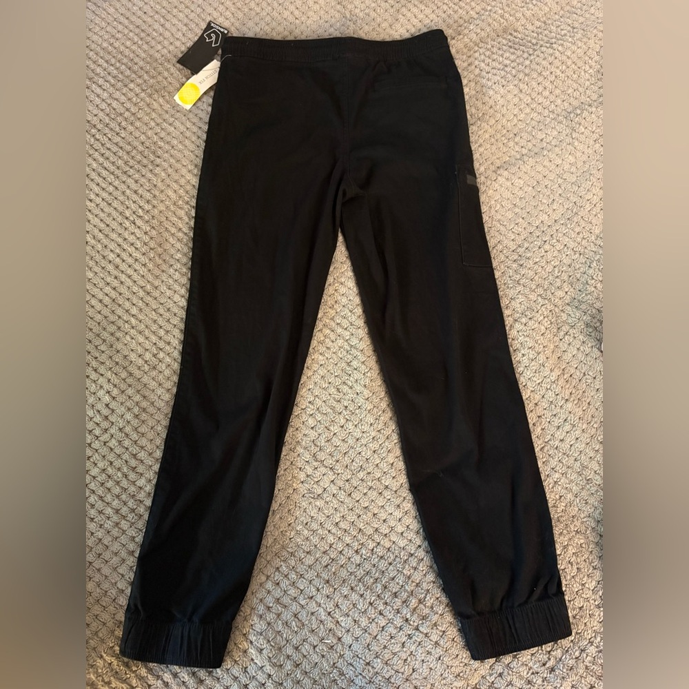 Burnside Black Joggers with Athletic Fit - Picture 5 of 5